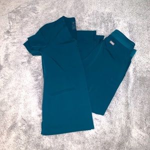 FIGS Caribbean Blue scrub set XS / XSP
